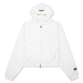 Kids Fleece Zip Up Hoodie Cloud White