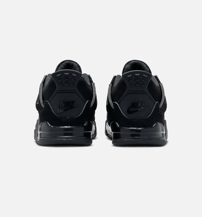 Air Jordan 4 Retro Black Cat Infant Toddler Lifestyle Shoe Black Black Light Graphite