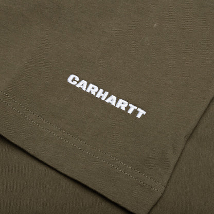 Link Script L S T Shirt Nettle White
