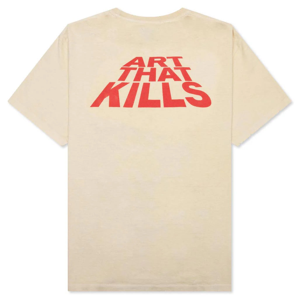 Only Way Out Tee Antique White