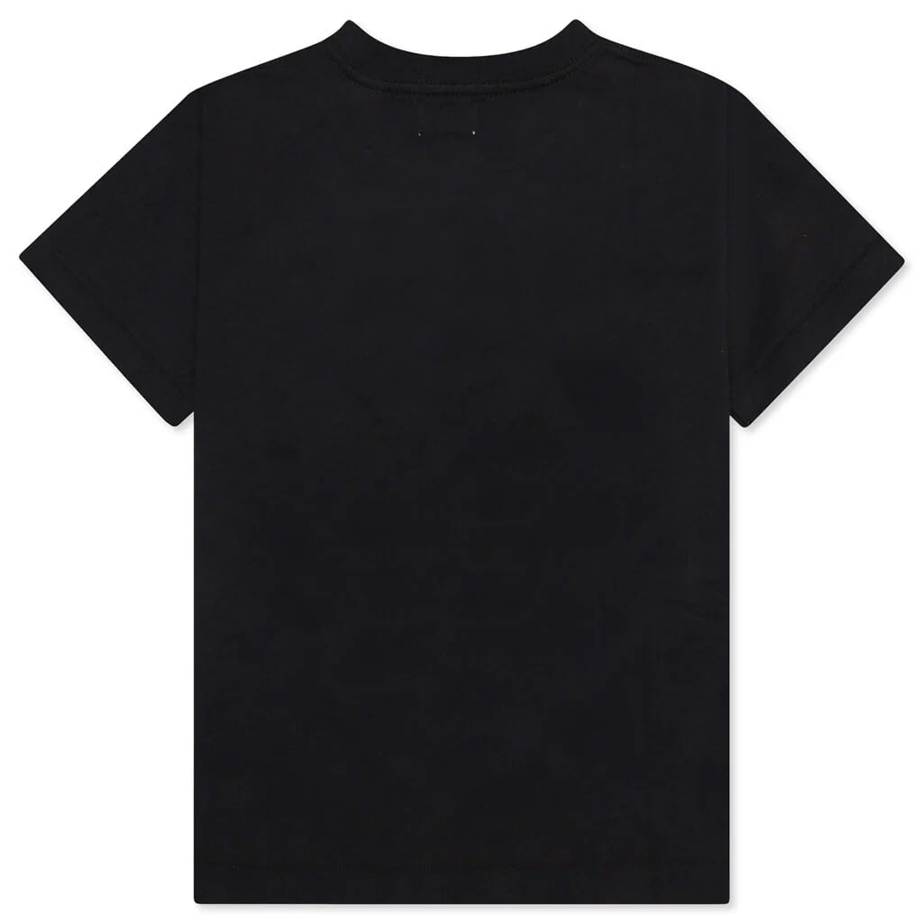 Kids Colors Shark Tee Black