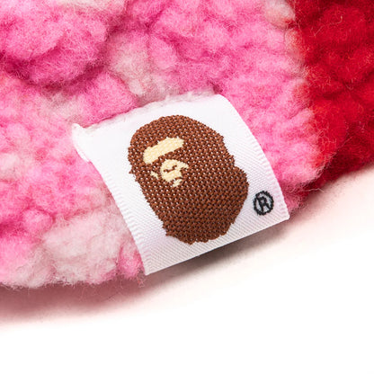 Abc Camo Boa Scrunchie Pink