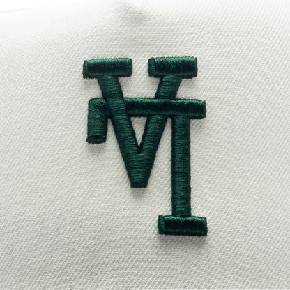 9FIFTY A Frame Snapback Upside Down Los Angeles Dodgers Chrome Dark Green