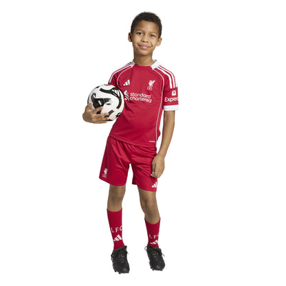 adidas Liverpool FC Home Mini Kit Youth Soccer 25 26 Red