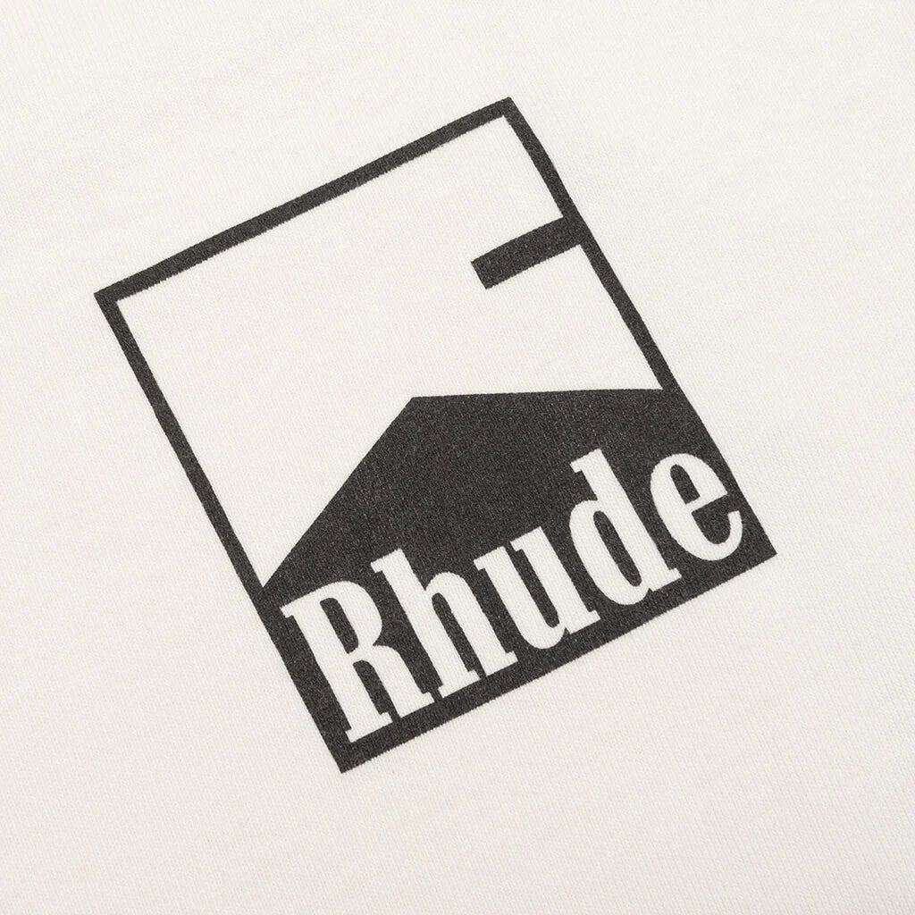 Rhude Chevron Tee Vintage White