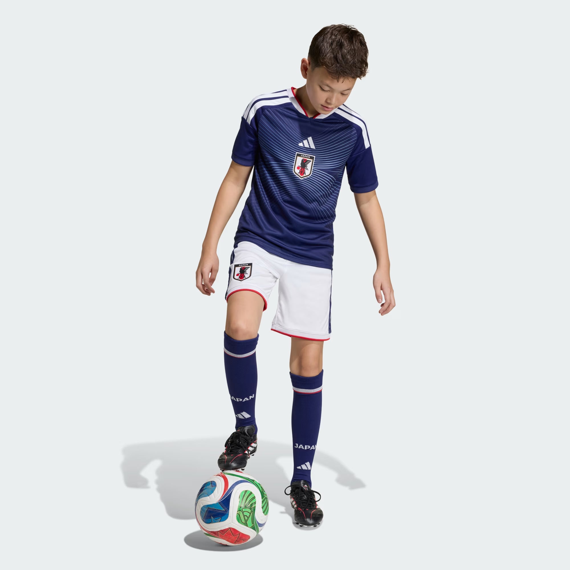 adidas Japan Home Youth Soccer Jersey 2026 Blue