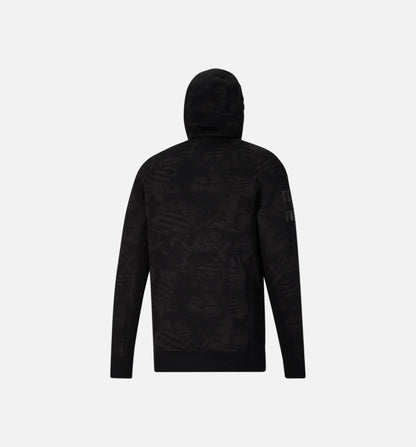 Nemen Scuba Knit Mens Long Sleeve Shirt Black