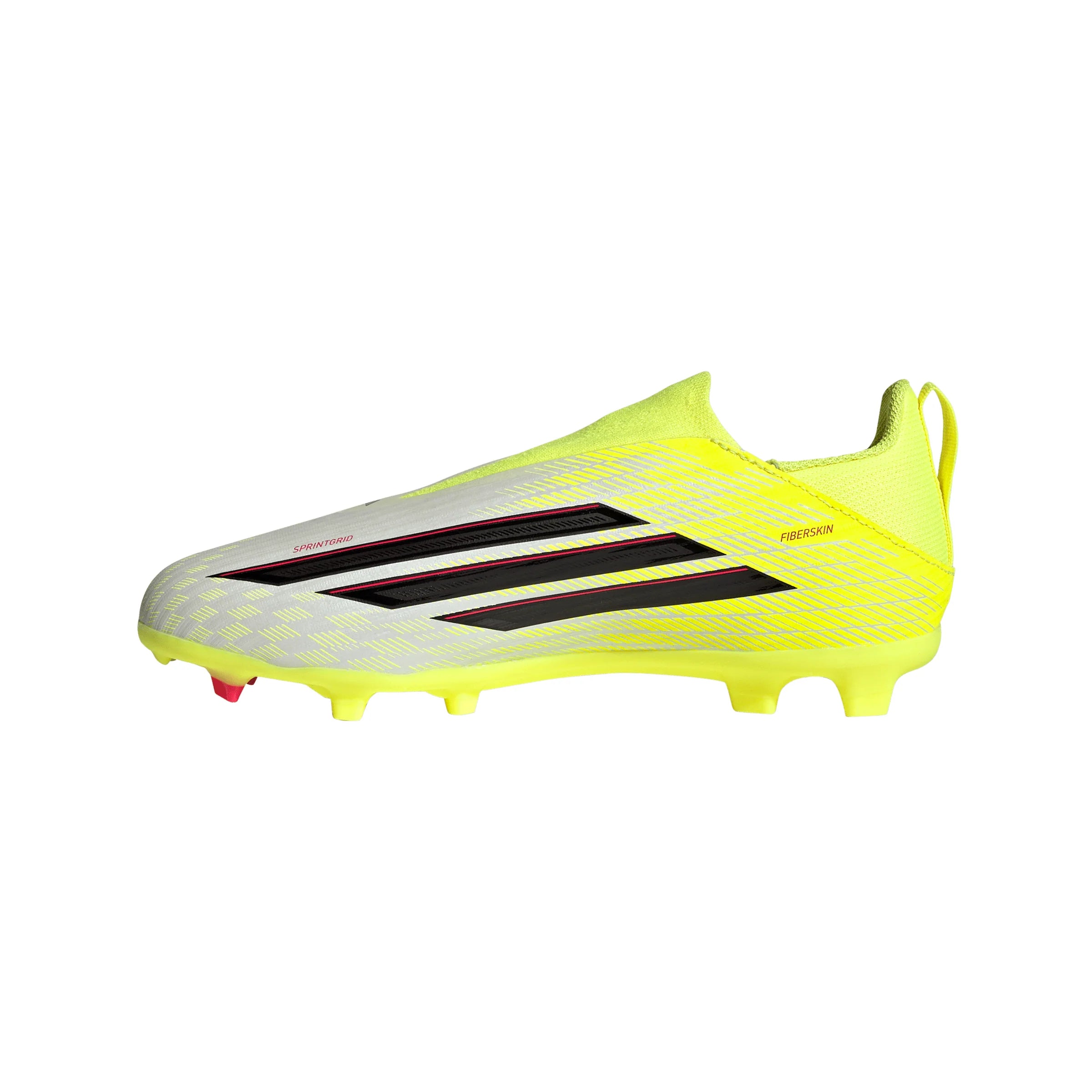adidas F50 League Laceless FG MG Firm Ground Multi Ground Youth Soccer Cleats Yellow Black Red