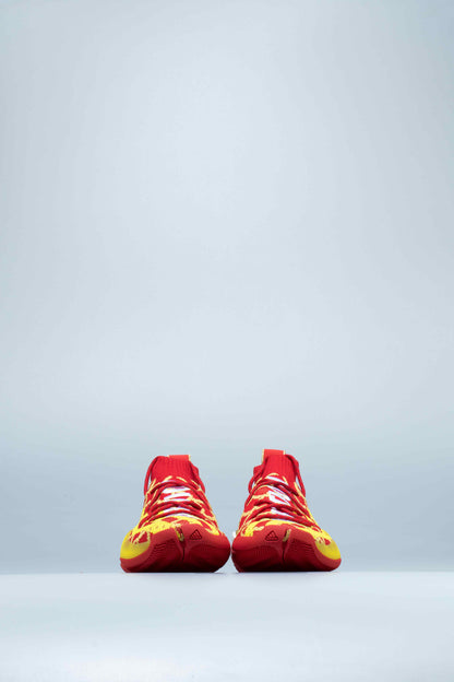 Pharrell Williams X adidas Crazy BYW Chinese New Year Mens Shoe Scarlet Bright Yellow