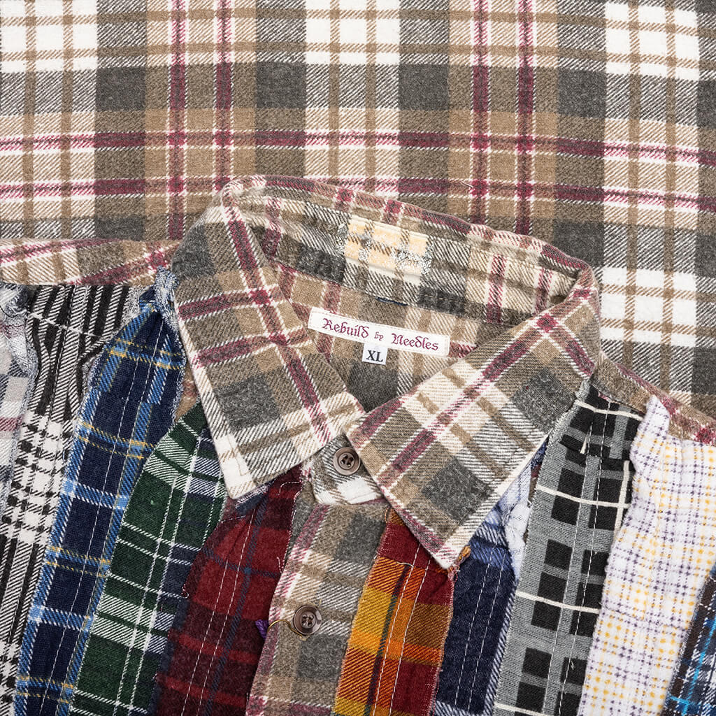 Ribbon Flannel Shirt Assorted