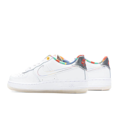 Air Force 1 LV8 GS White White Midnight Navy