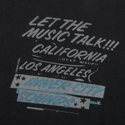 Music Language Tee Black