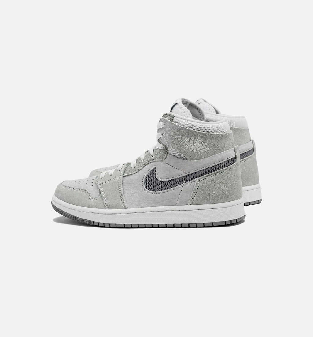Air Jordan 1 Zoom CMFT 2 Particle Grey Mens Lifestyle Shoe Grey