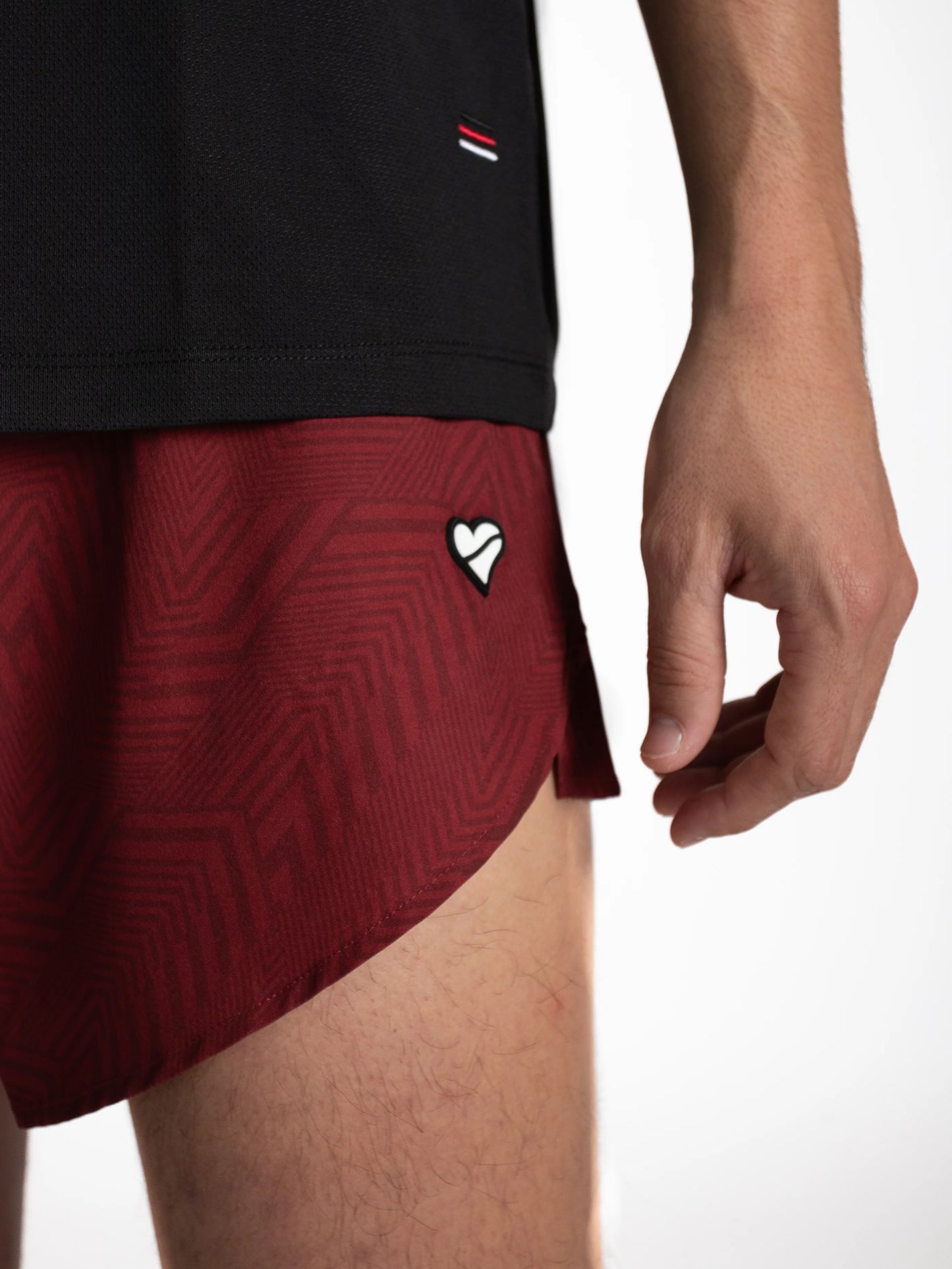 Heartbreak Mens Bear Cage 2 Split Shorts