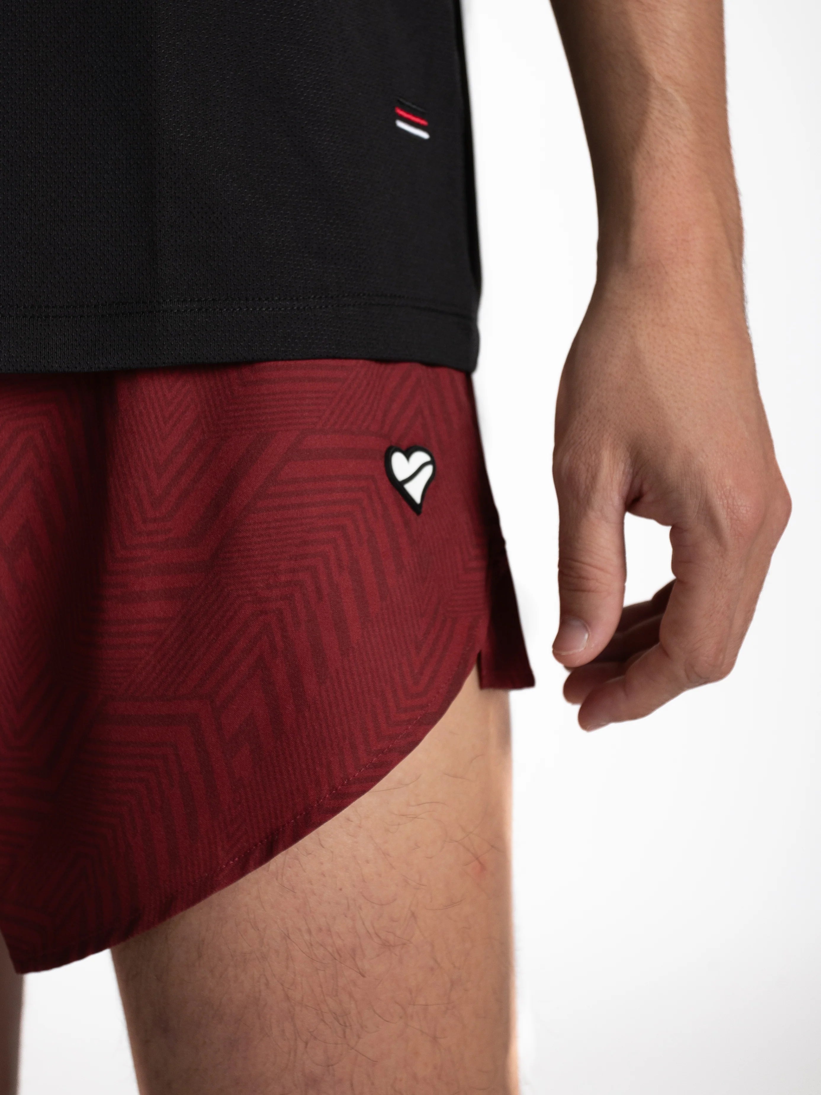 Heartbreak Mens Bear Cage 2 Split Shorts