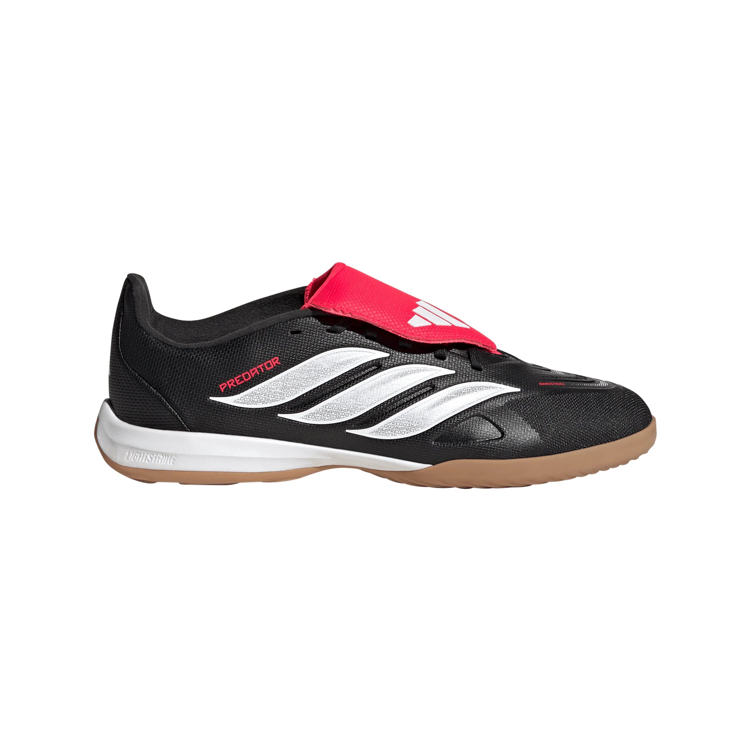 adidas Predator League Fold Over Tongue IN Indoor Youth Soccer Shoes Black White