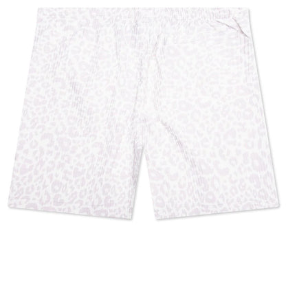 Leopard Active Shorts Off White