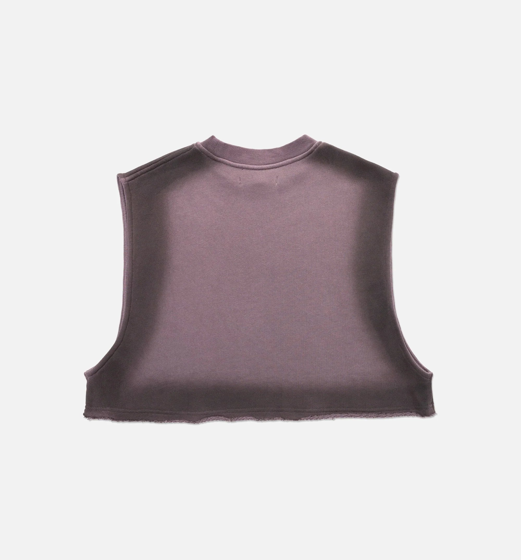 Cropped Spray Muscle Womens Tank Top Black