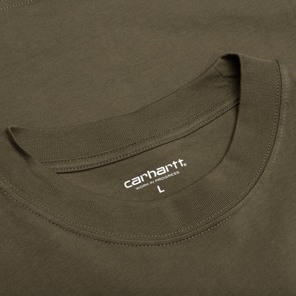 Link Script L S T Shirt Nettle White
