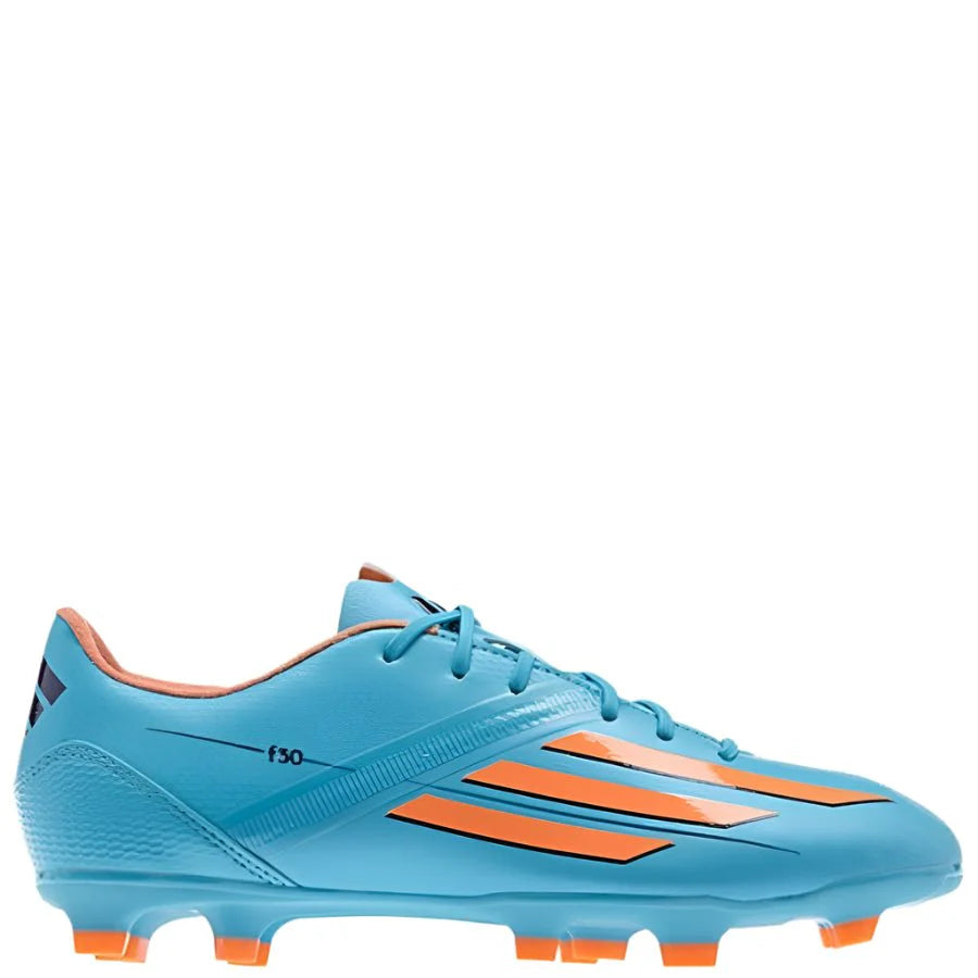 adidas F30 TRX FG Firm Ground Womens Soccer Cleats Blue Glow Orange Purple