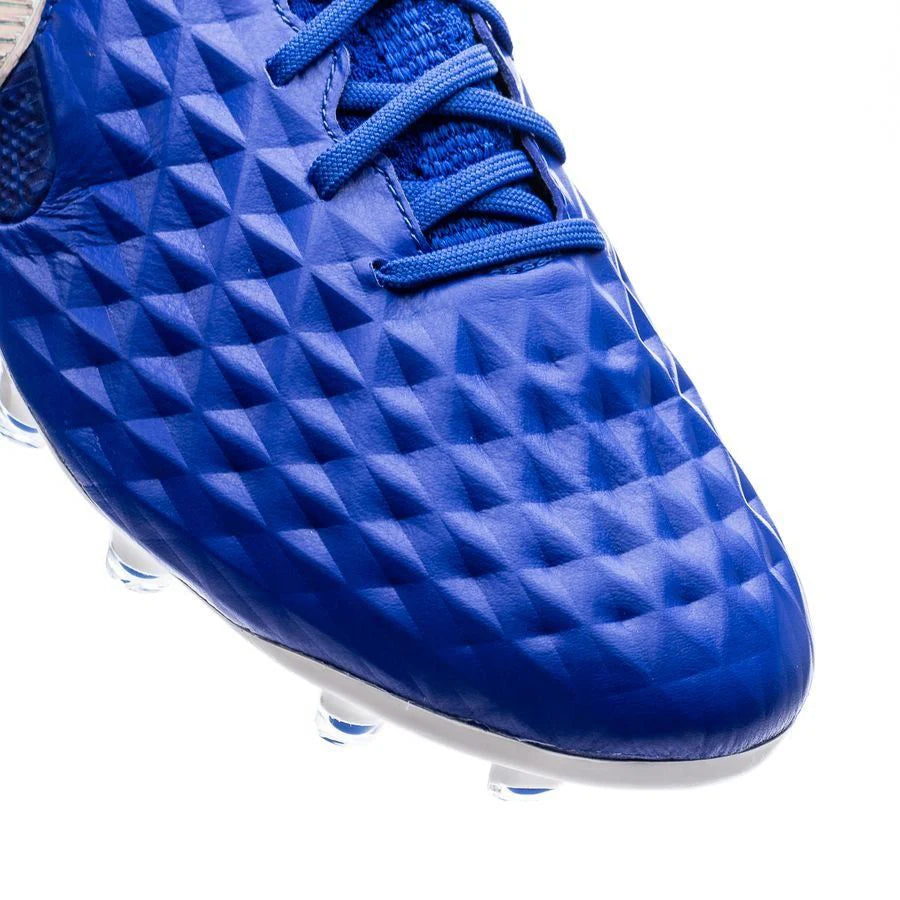 Nike Legend 8 Elite FG Firm Ground Soccer Cleats Hyper Royal White