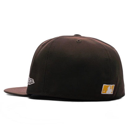 FEATURE x New Era 59FIFTY Fitted SD Padres Cooperstown Walnut Black Cotton Pink