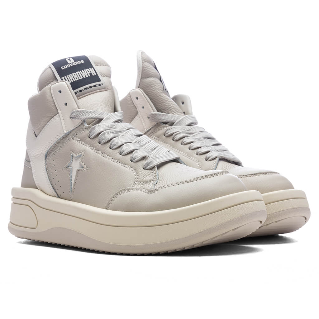 Converse x Rick Owens DRKSHDW TURBOWPN White Oyster
