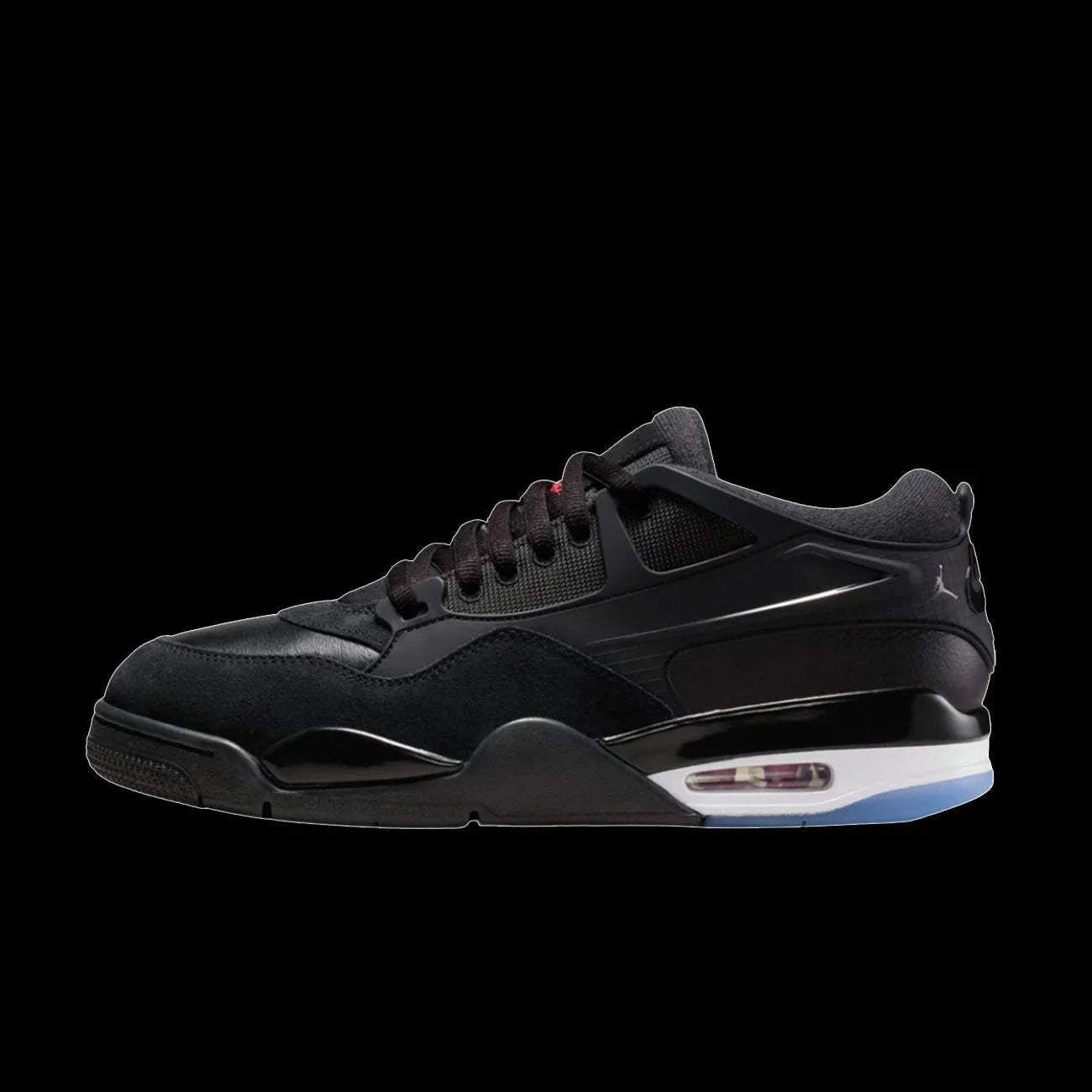 Air Jordan 4 RM Black Black White Varsity Red