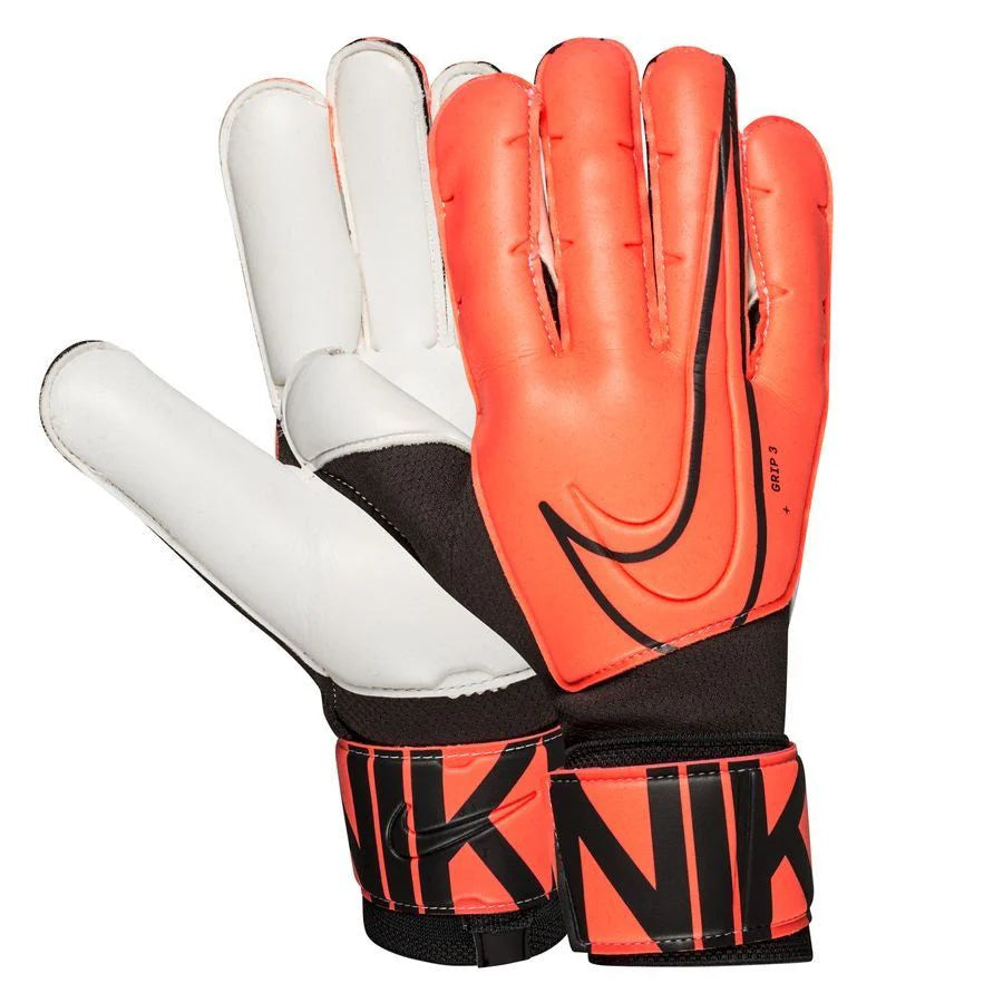 Nike Grip3 Goalkeeper Gloves Bright Mango Black