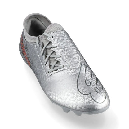 New Balance Kids Furon V7 Dispatch JR FG Firm Ground Soccer Cleats Silver
