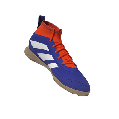 adidas Predator League IN Junior Indoor Soccer Shoes Lucid Blue White Solar Red
