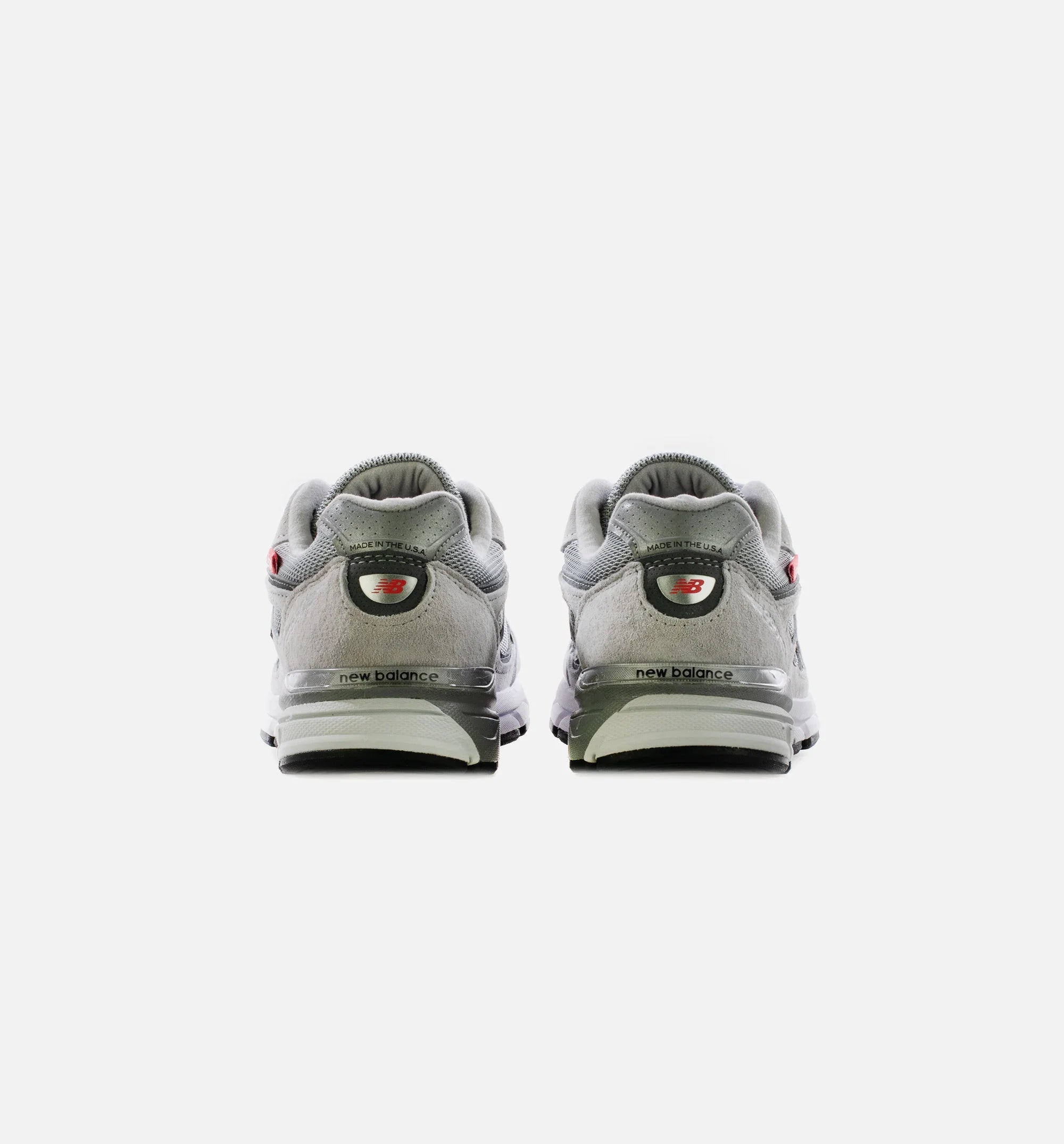 Made in USA 990v4 Mens Running Shoe Gray White