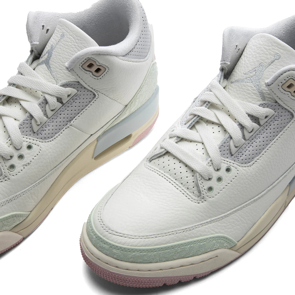 Air Jordan 3 Retro OG Spring is in the Air Sail Jade Aura Aura