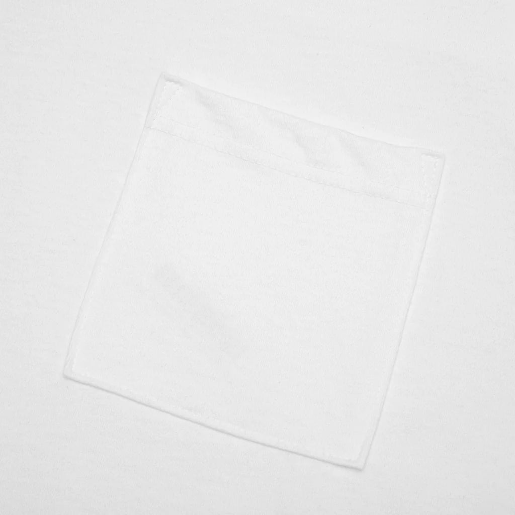Jersey Braque Pocket Tee White