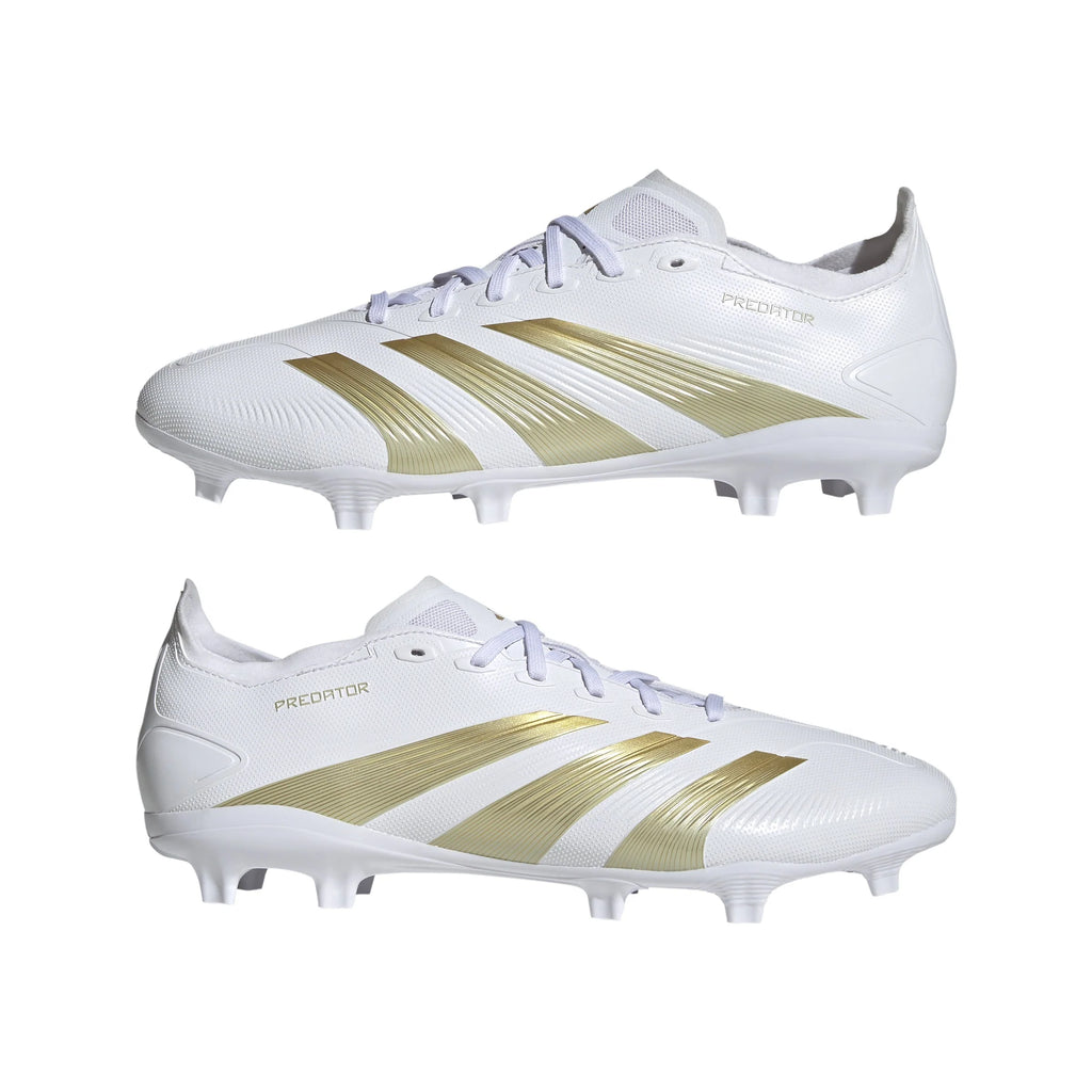 adidas Predator League FG Firm Ground Soccer Cleats White Gold