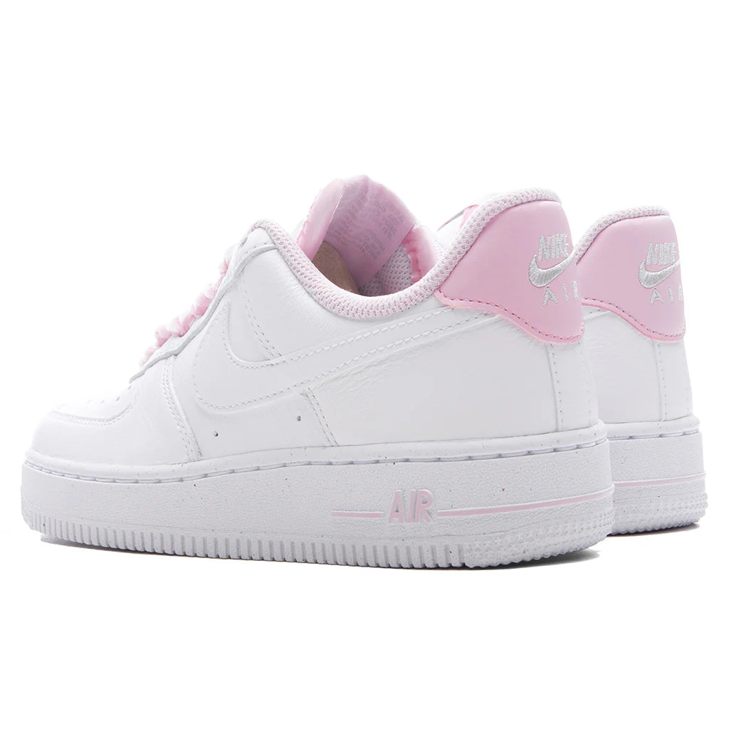 Womens Air Force 1 07 Vintage Pink Foam White Grey Fog