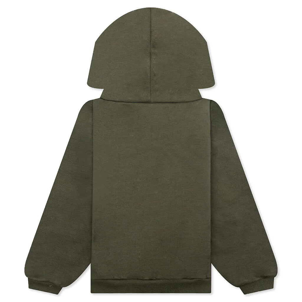 Kids Fleece Hoodie Military