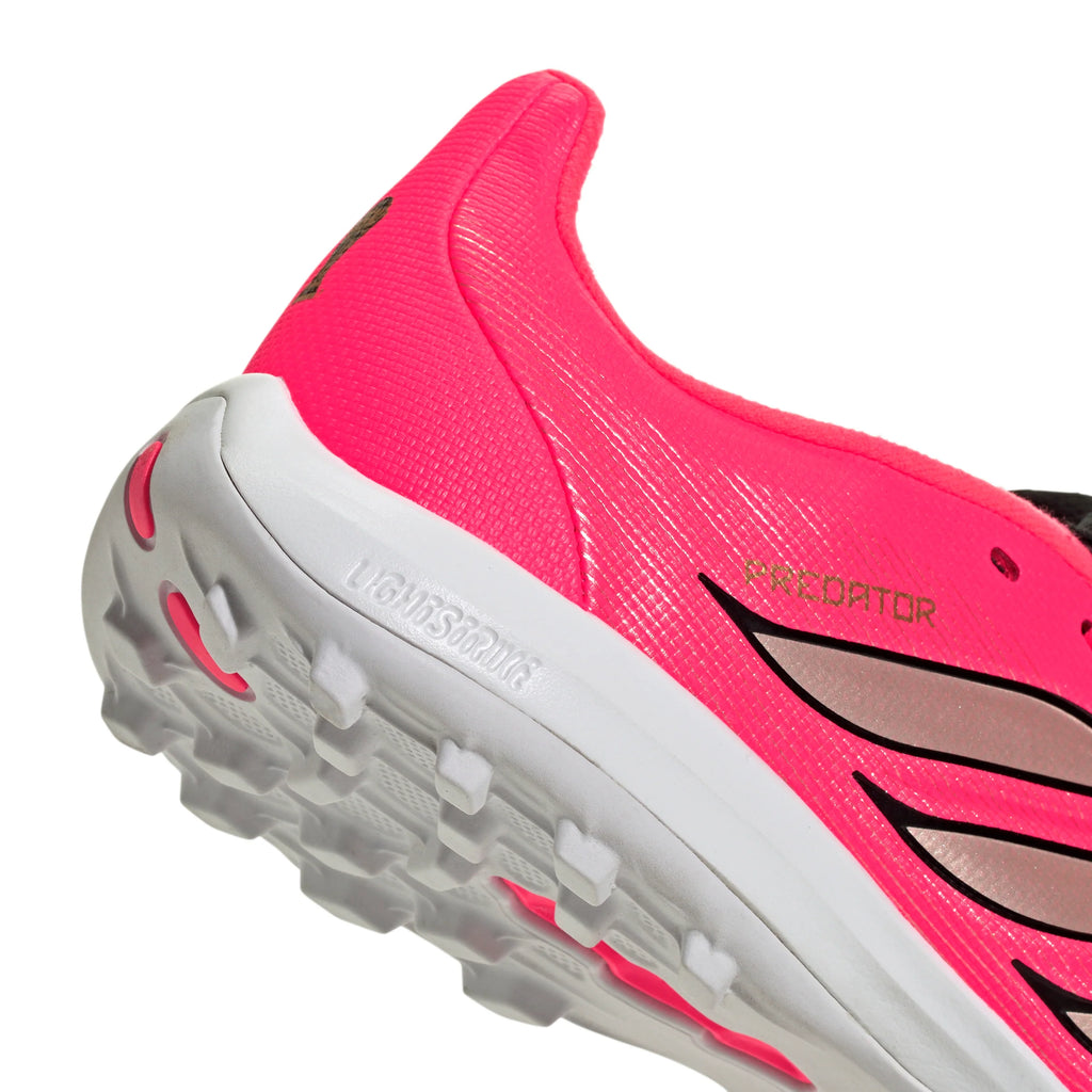 adidas Predator League Fold Over Tongue Turf Youth Soccer Cleats Turquesa