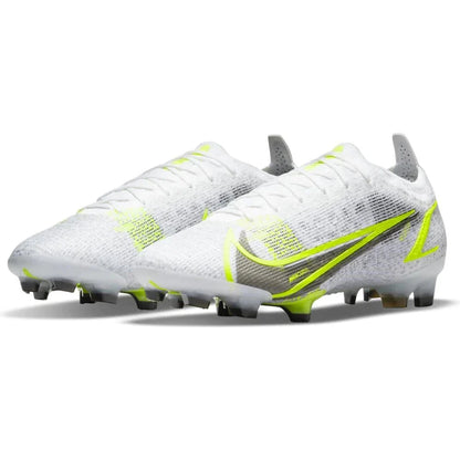 Nike Mercurial Vapor 14 Elite FG Firm Ground Soccer Cleats White Black Silver Volt