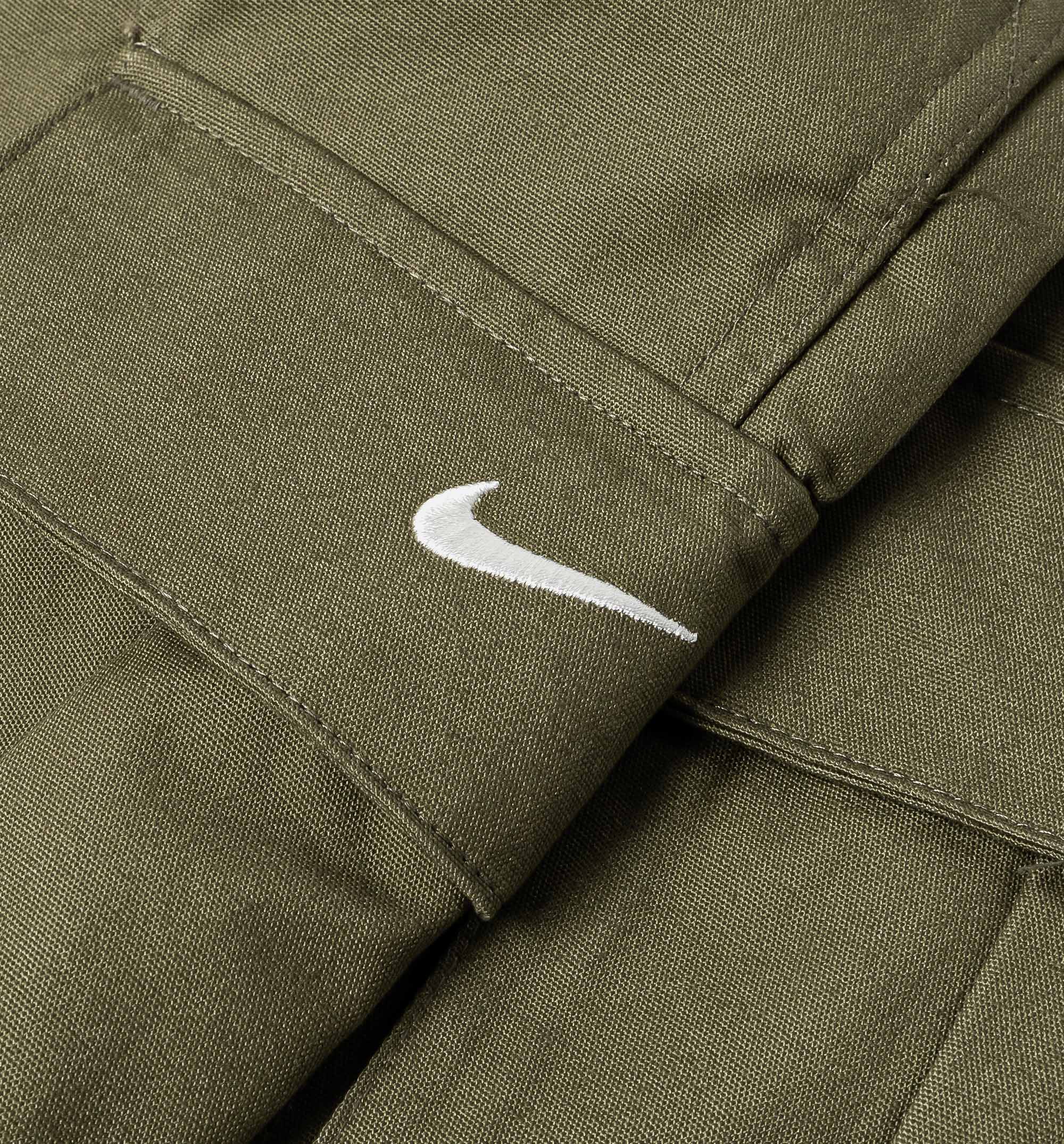 Mid Rise Oversized Woven Cargo Womens Pant Medium Olive Sail