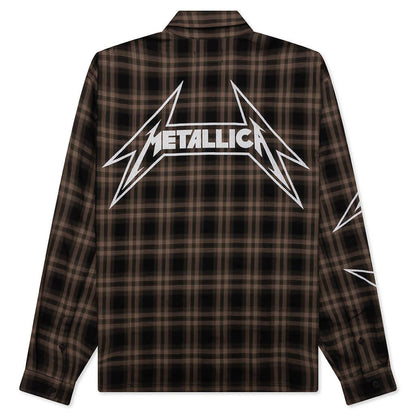 Metallica L S Shirt Tobacco