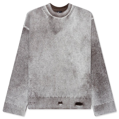 Reversible Fade Out Knit Nero
