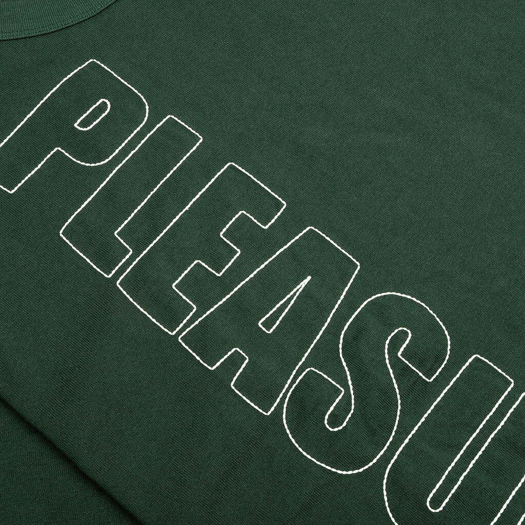 Outline Heavyweight T Shirt Forest Green