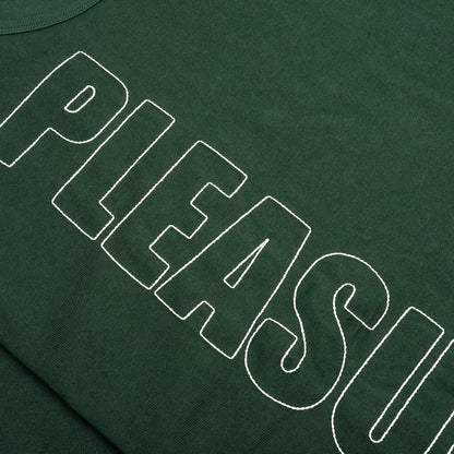 Outline Heavyweight T Shirt Forest Green