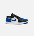 Air Jordan 1 Retro Low Royal Toe Mens Lifestyle Shoe White Royal Blue Black Free Shipping