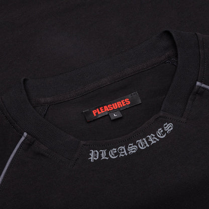 Crumble Heavyweight Raglan Black