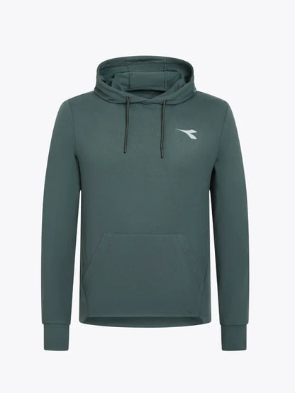 Mens Diadora Jersey Pullover Run Hoodie
