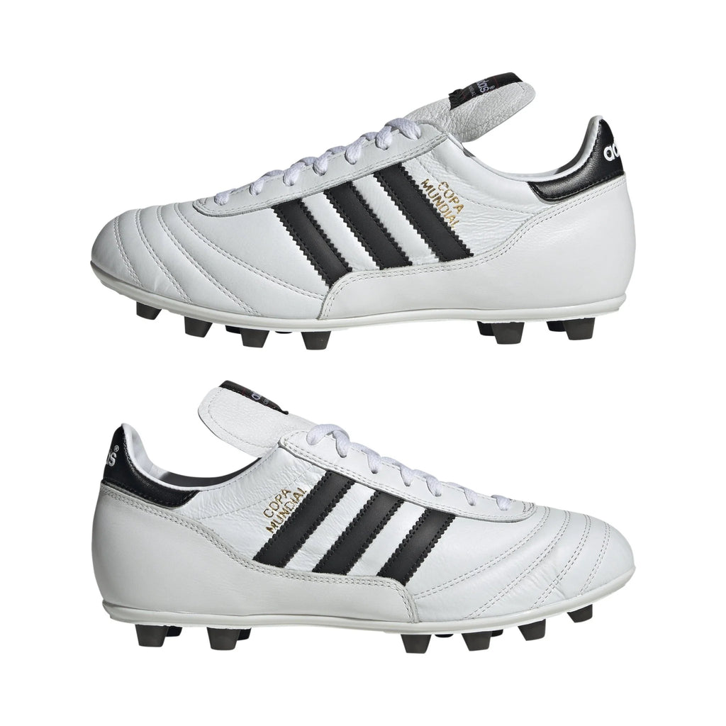 adidas Copa Mundial FG Firm Ground Soccer Cleats White Black Gold