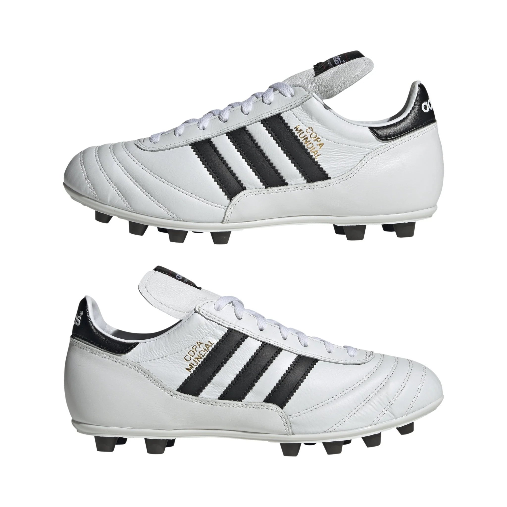 adidas Copa Mundial FG Firm Ground Soccer Cleats White Black Gold