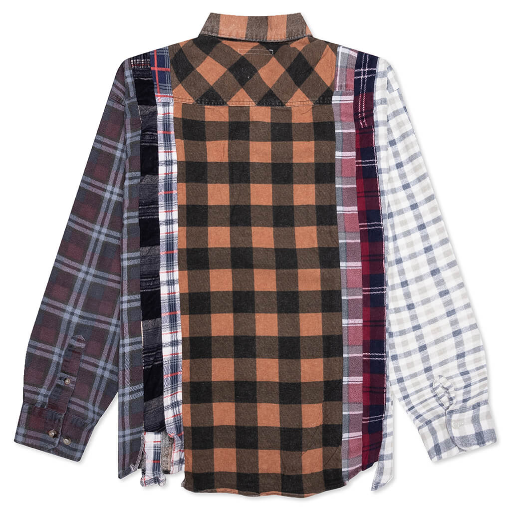 7 Cuts Flannel Shirt Assorted